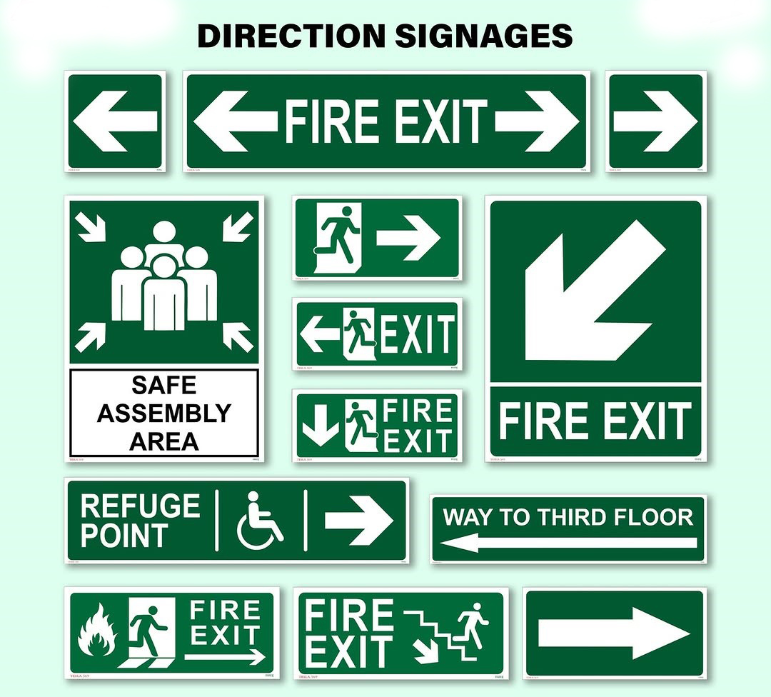 Direction and Safety Boards